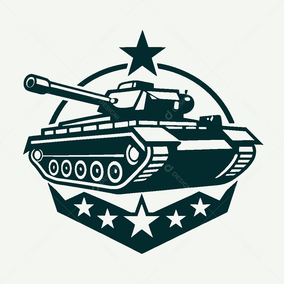 Modelo de Logo de Tanque de Vetor EPS