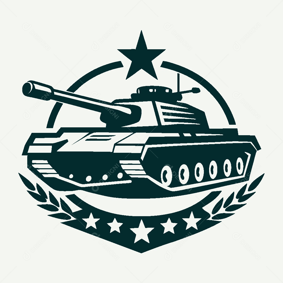 Modelo de Logo de Tanque Vetor EPS