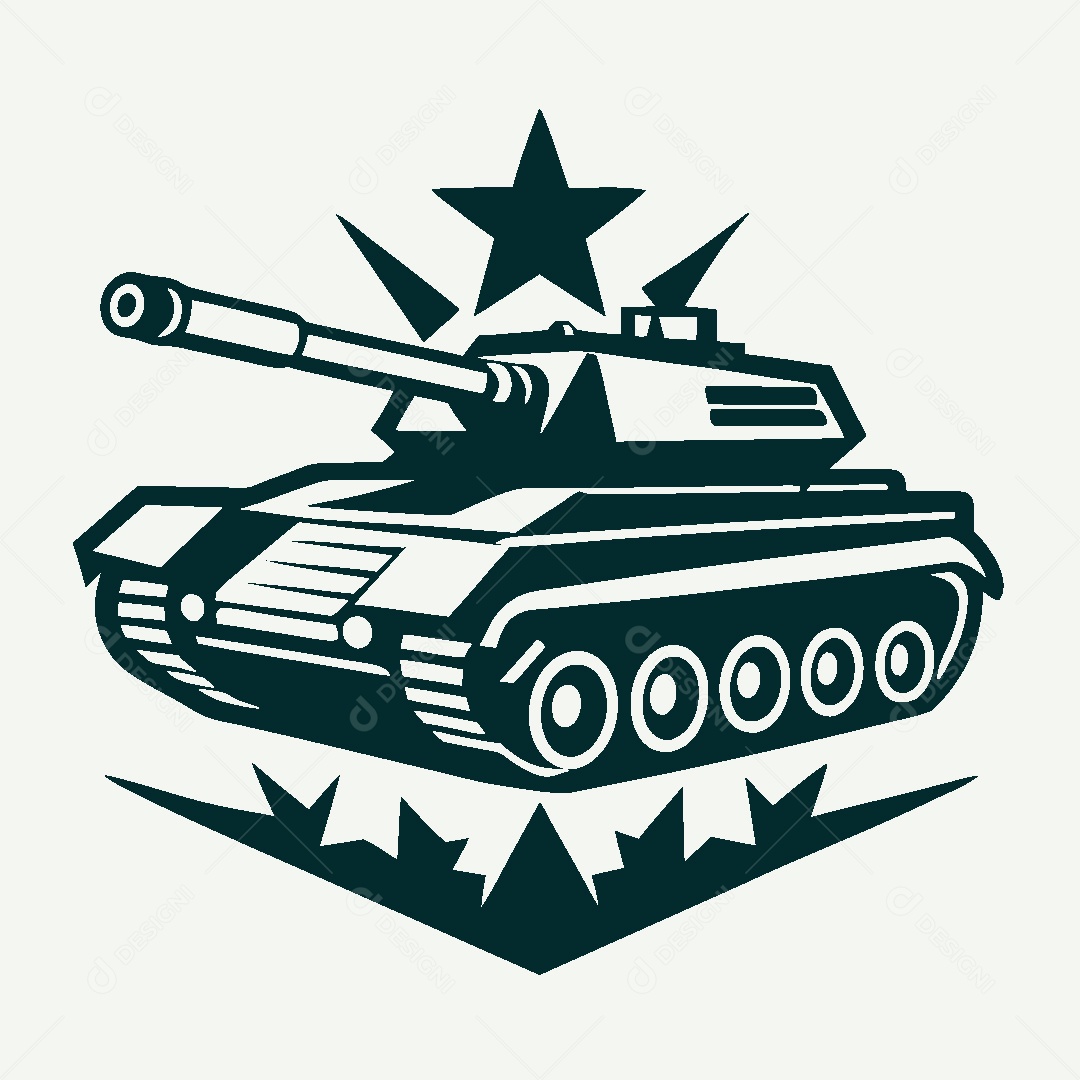 Modelo de Logo de Tanque Vetor EPS