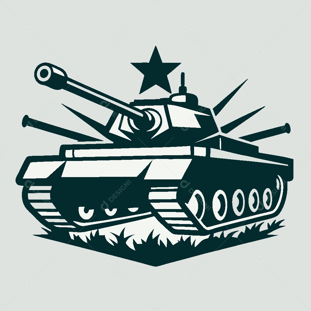 Modelo de Logo de Tanque Vetor EPS