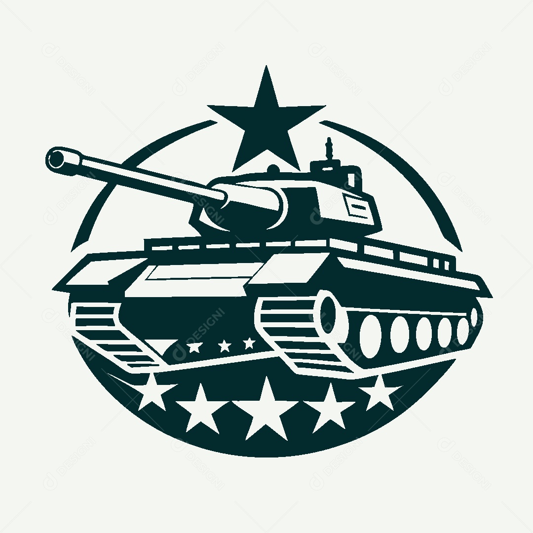 Modelo de Logo de Tanque Vetor EPS
