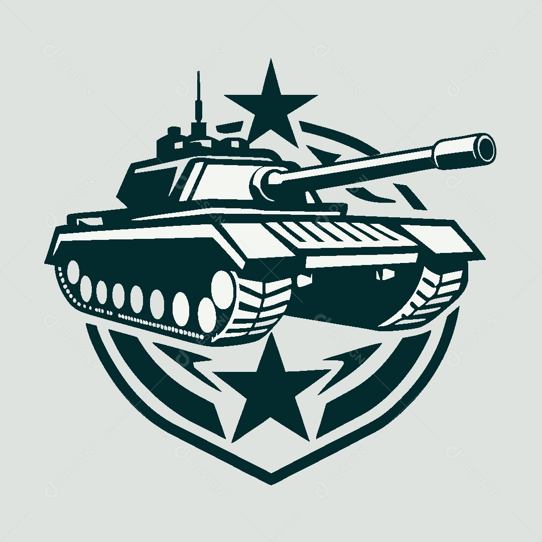 Modelo de Logo de Tanque Vetor EPS