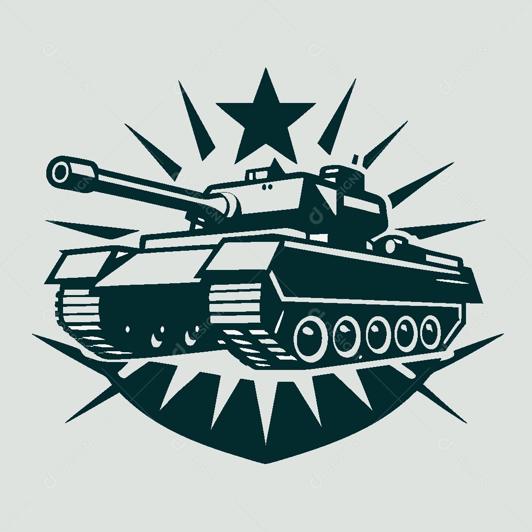 Modelo de Logo de Tanque Vetor EPS
