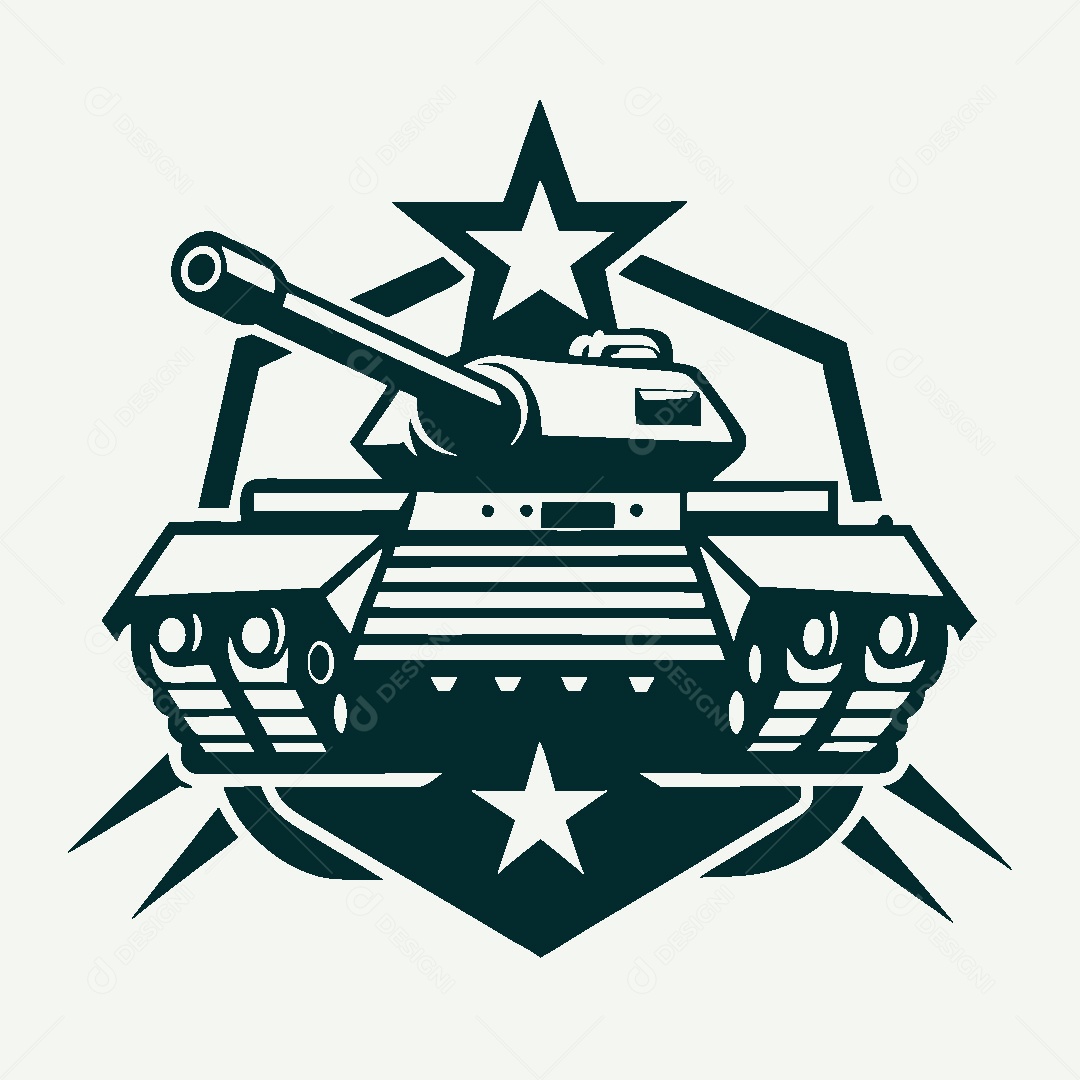 Modelo de Logo de Tanque Vetor EPS