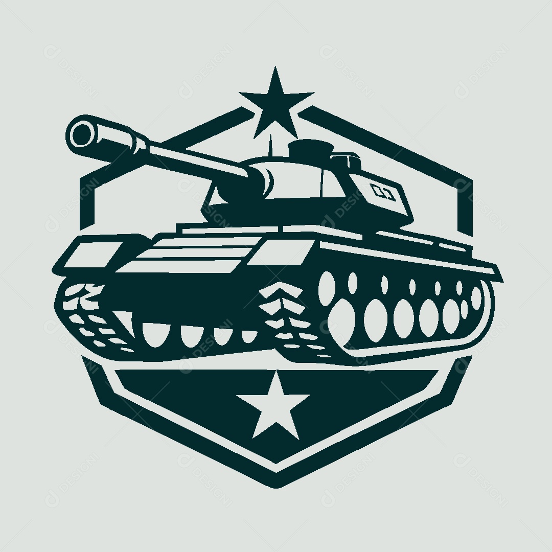 Modelo de Logo de Tanque Vetor EPS