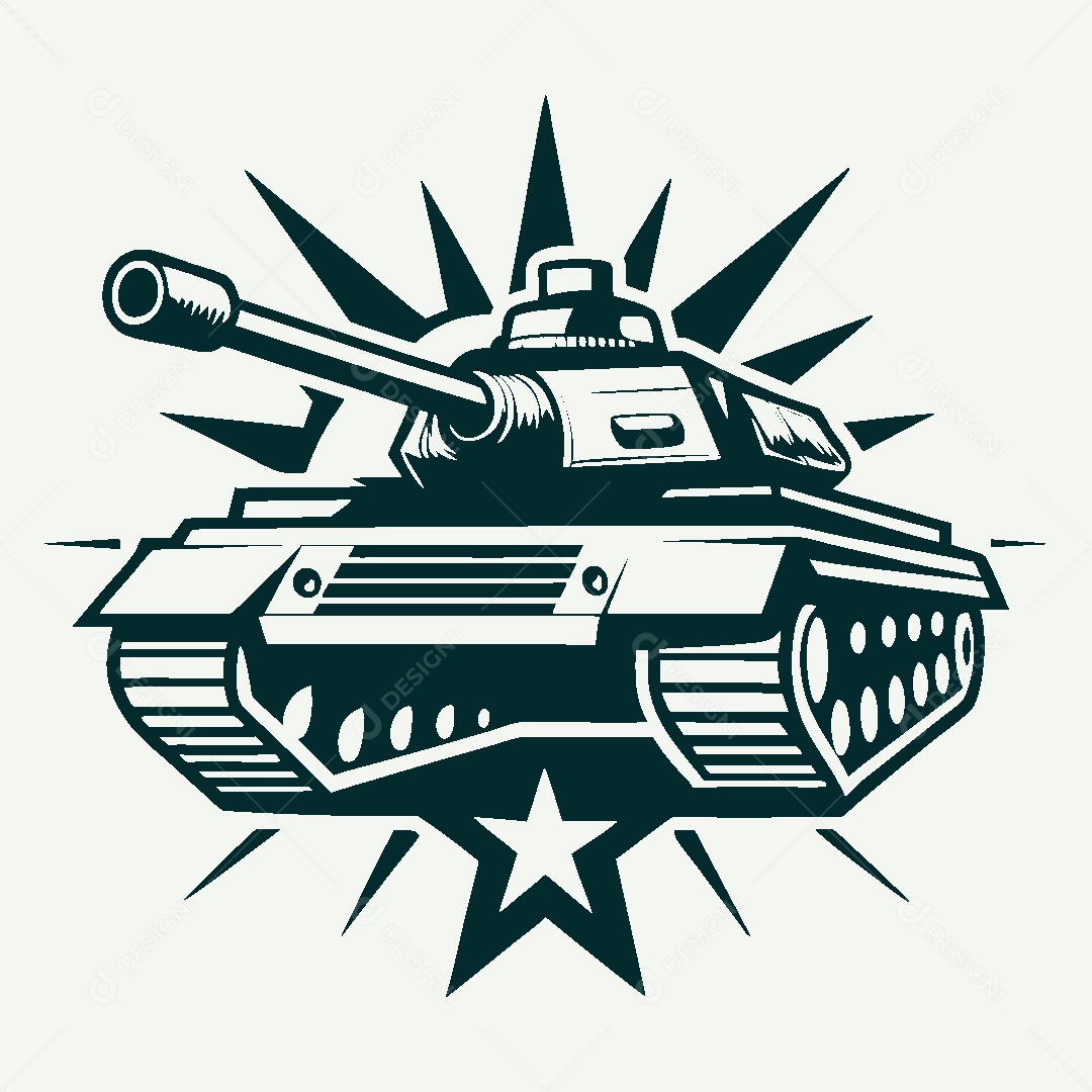 Modelo de Logo de Tanque Vetor EPS