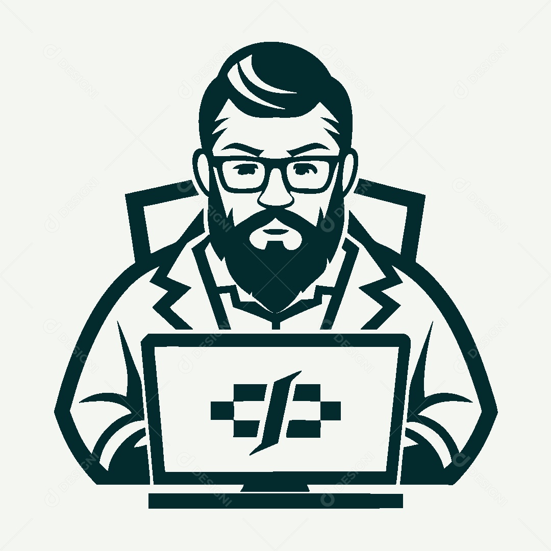 Modelo de Logo de Home Office Vetor EPS