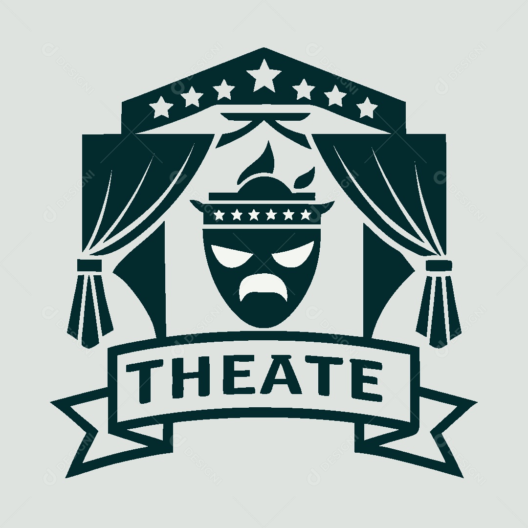 Modelo de Logo de Teatro Vetor EPS