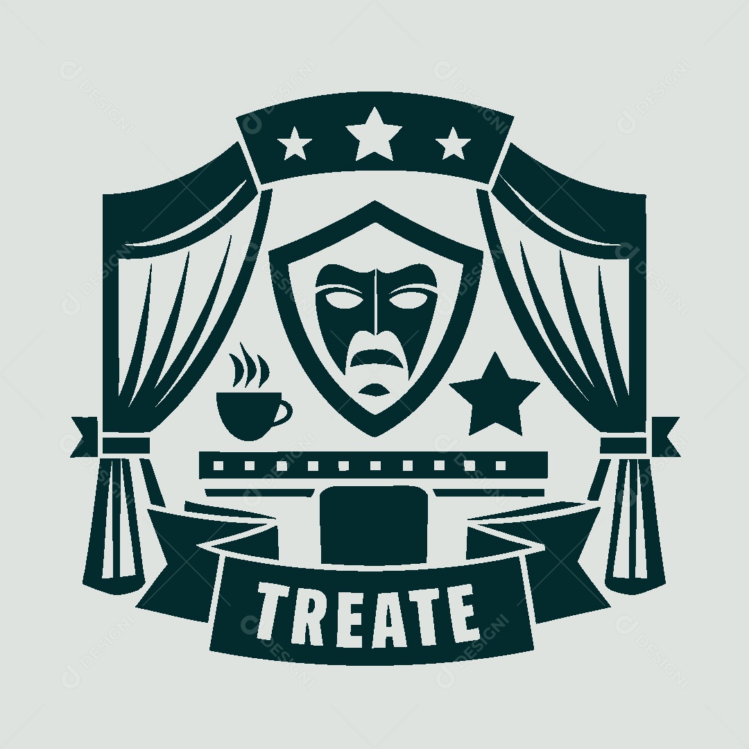 Modelo de Logo de Teatro Vetor EPS