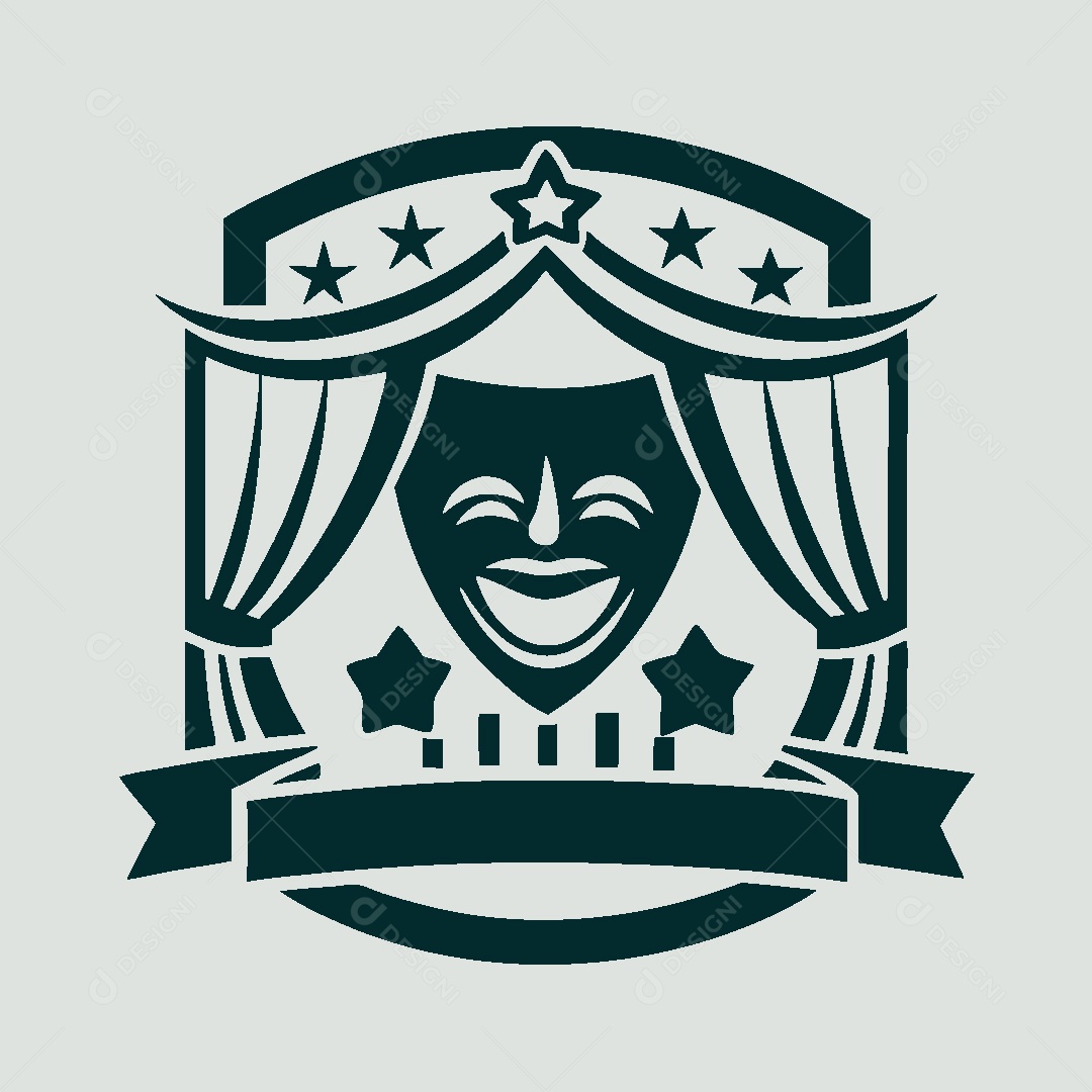 Modelo de Logo de Teatro Vetor EPS