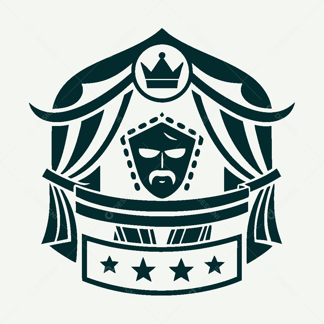 Modelo de Logo de Teatro Vetor EPS