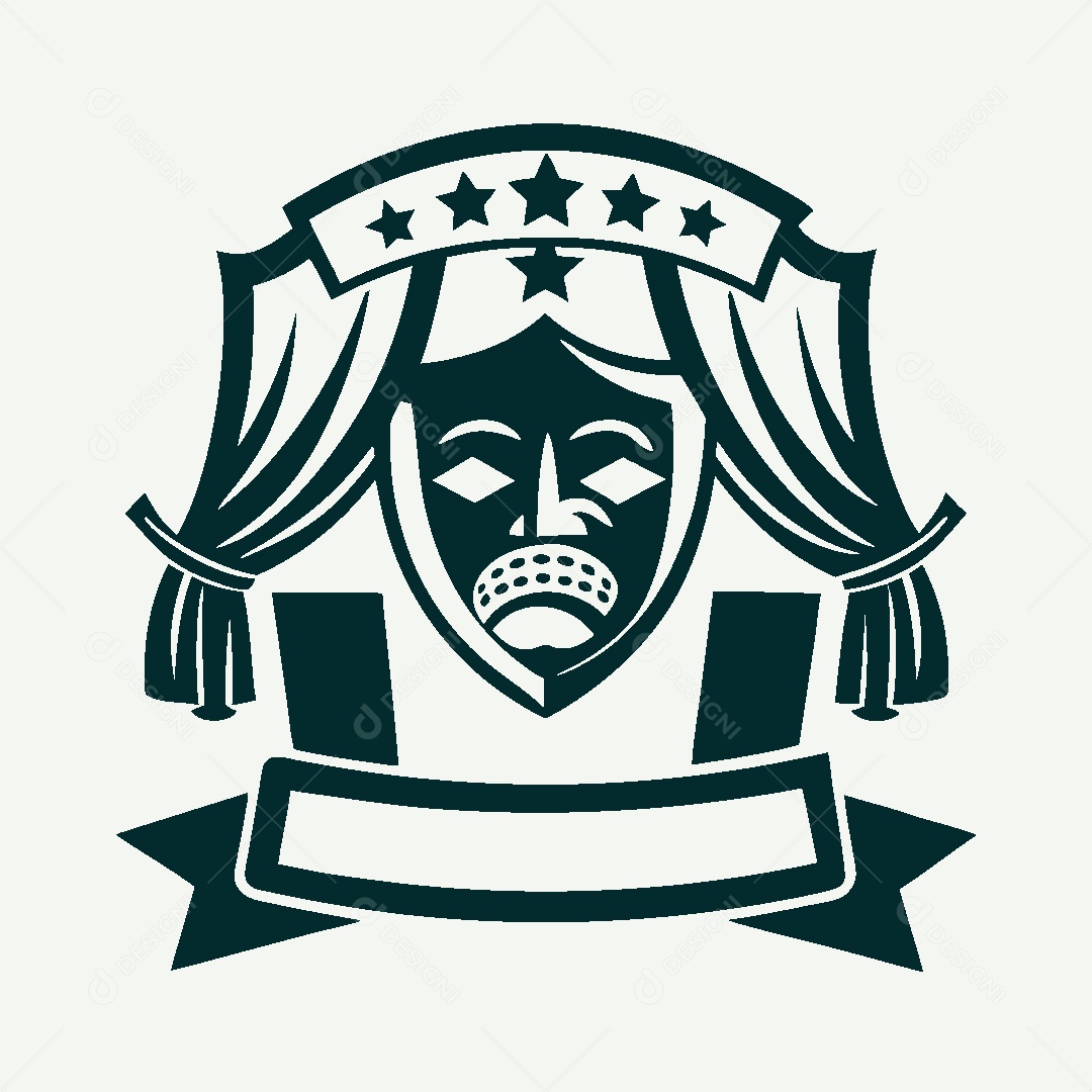 Modelo de Logo de Teatro Vetor EPS