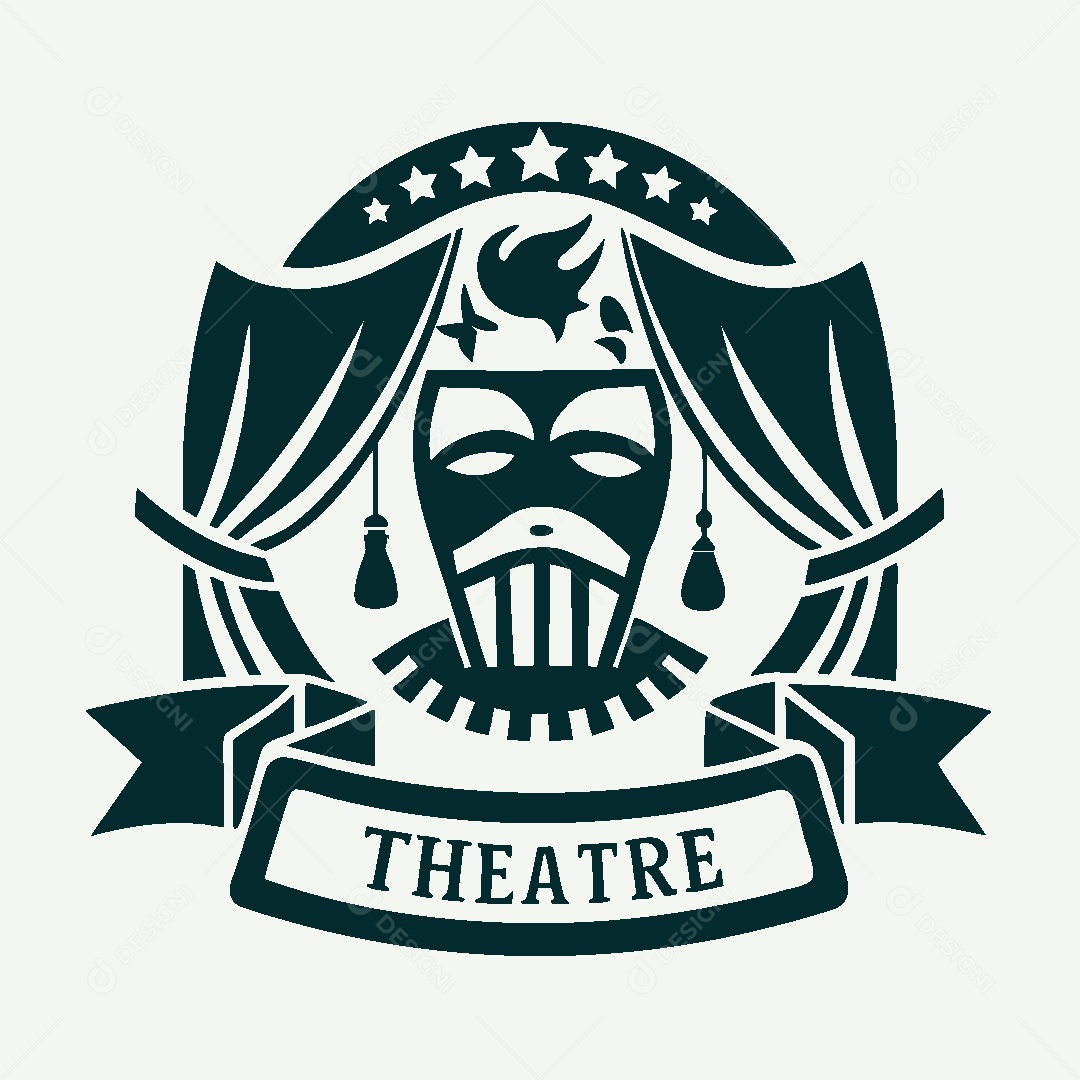 Modelo de Logo de Teatro Vetor EPS