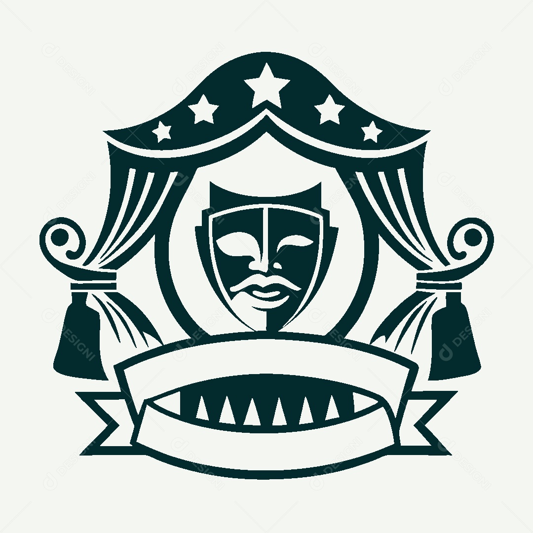 Modelo de Logo de Teatro Vetor EPS