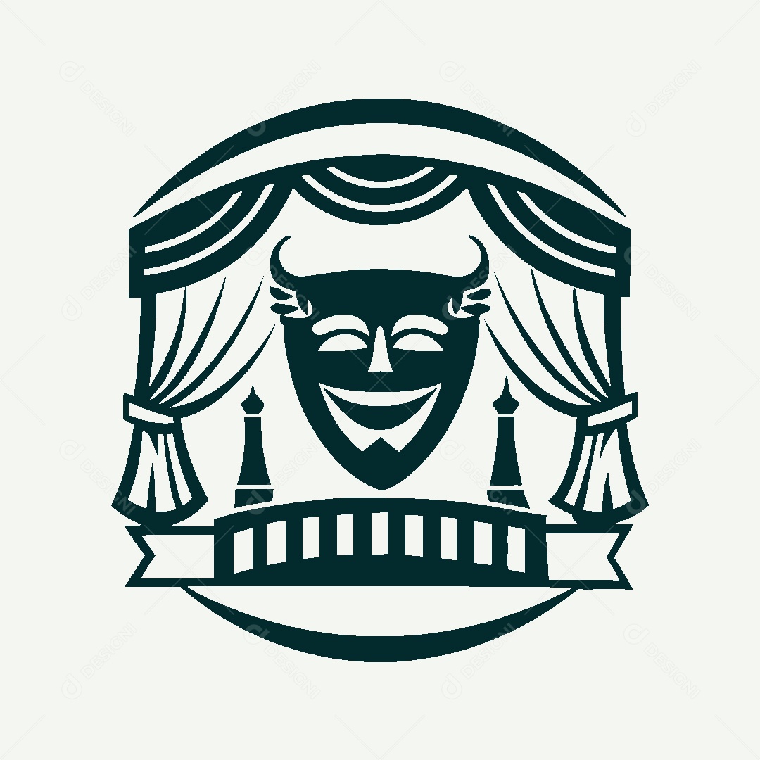 Modelo de Logo de Teatro Vetor EPS