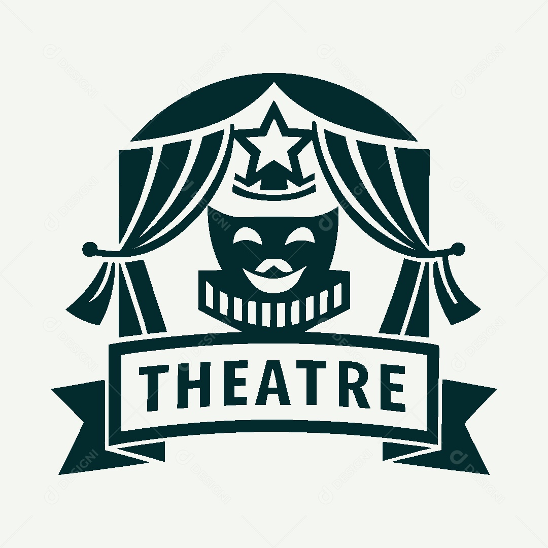 Modelo de Logo de Teatro Vetor EPS