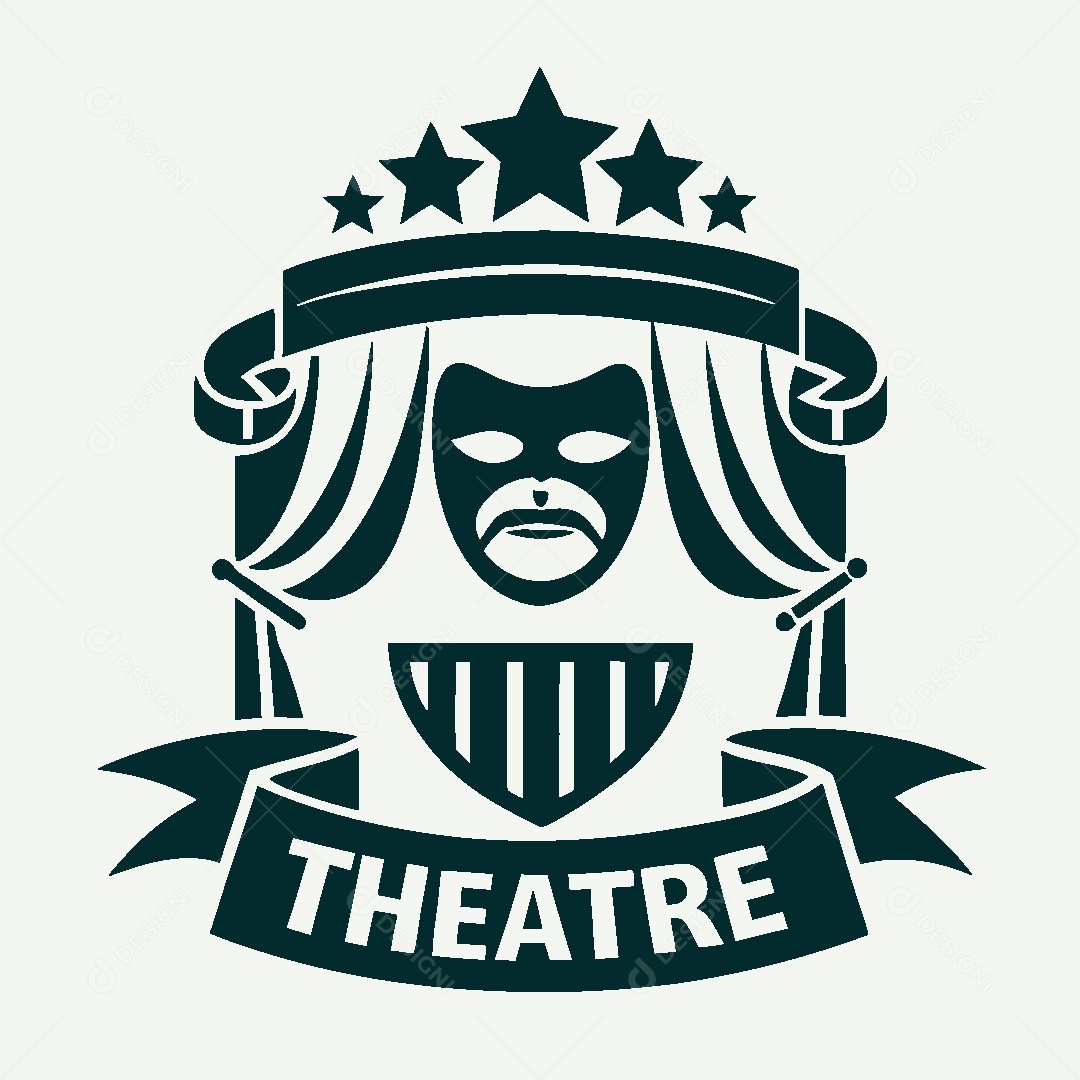 Modelo de Logo de Teatro Vetor EPS