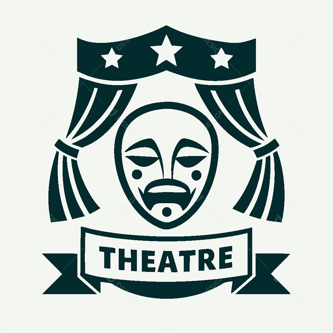 Modelo de Logo de Teatro Vetor EPS