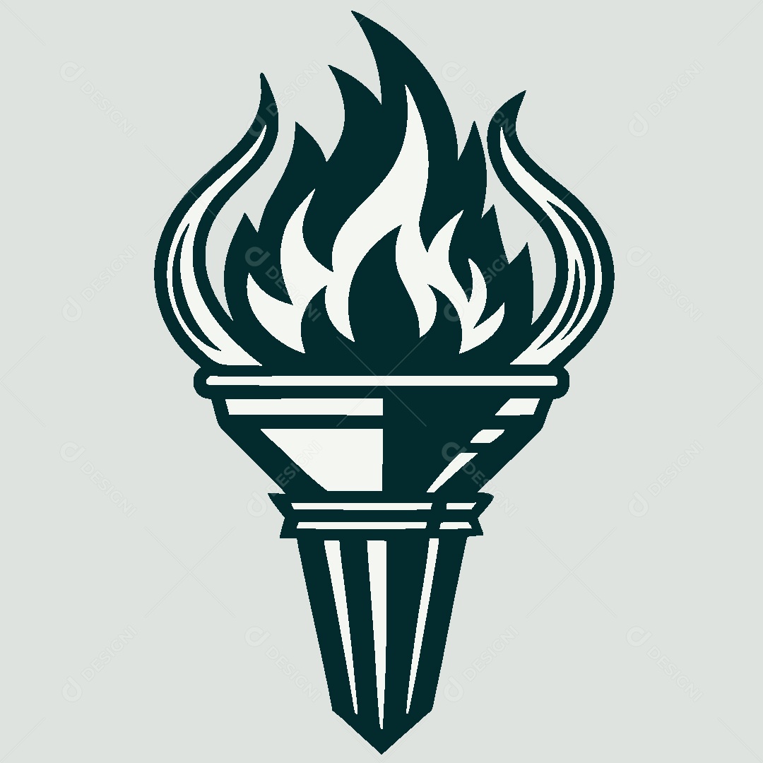 Modelo de Logo de Tocha Vetor EPS