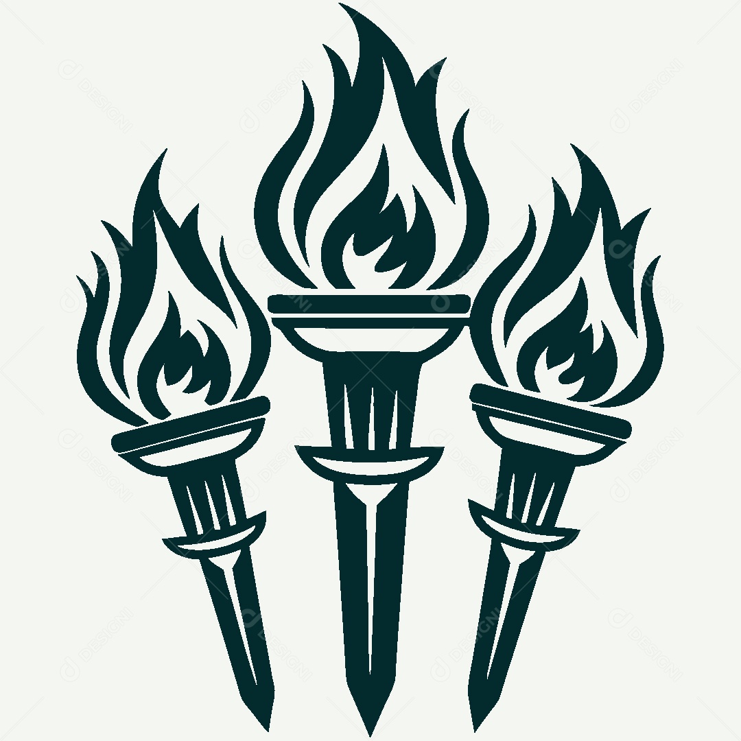 Modelo de Logo de Tocha Vetor EPS