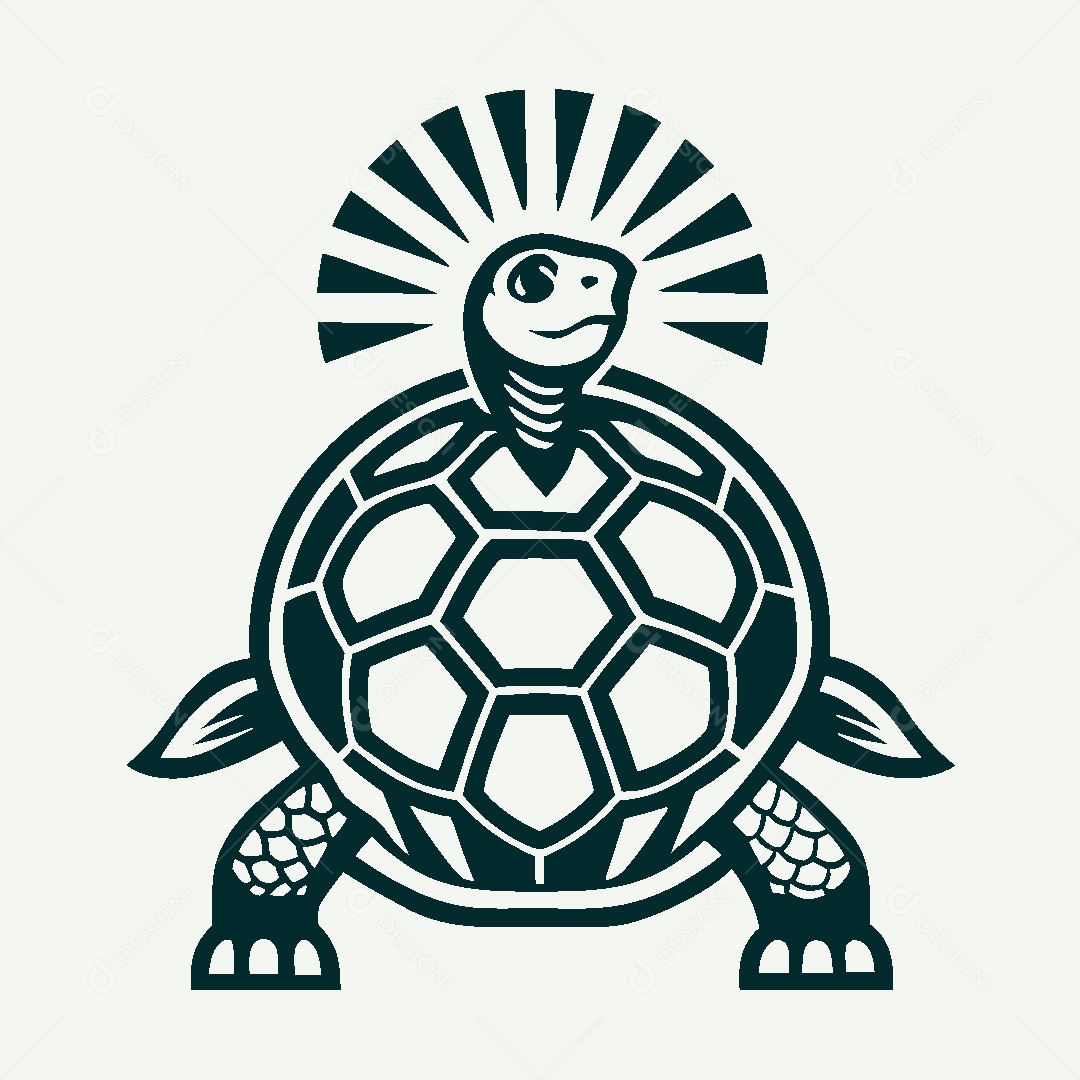 Modelo de Logo de Tartaruga Vetor EPS