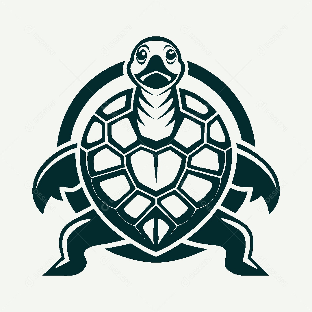 Modelo de Logo de Tartaruga Vetor EPS