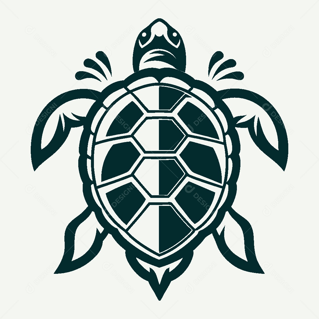 Modelo de Logo de Tartaruga Vetor EPS