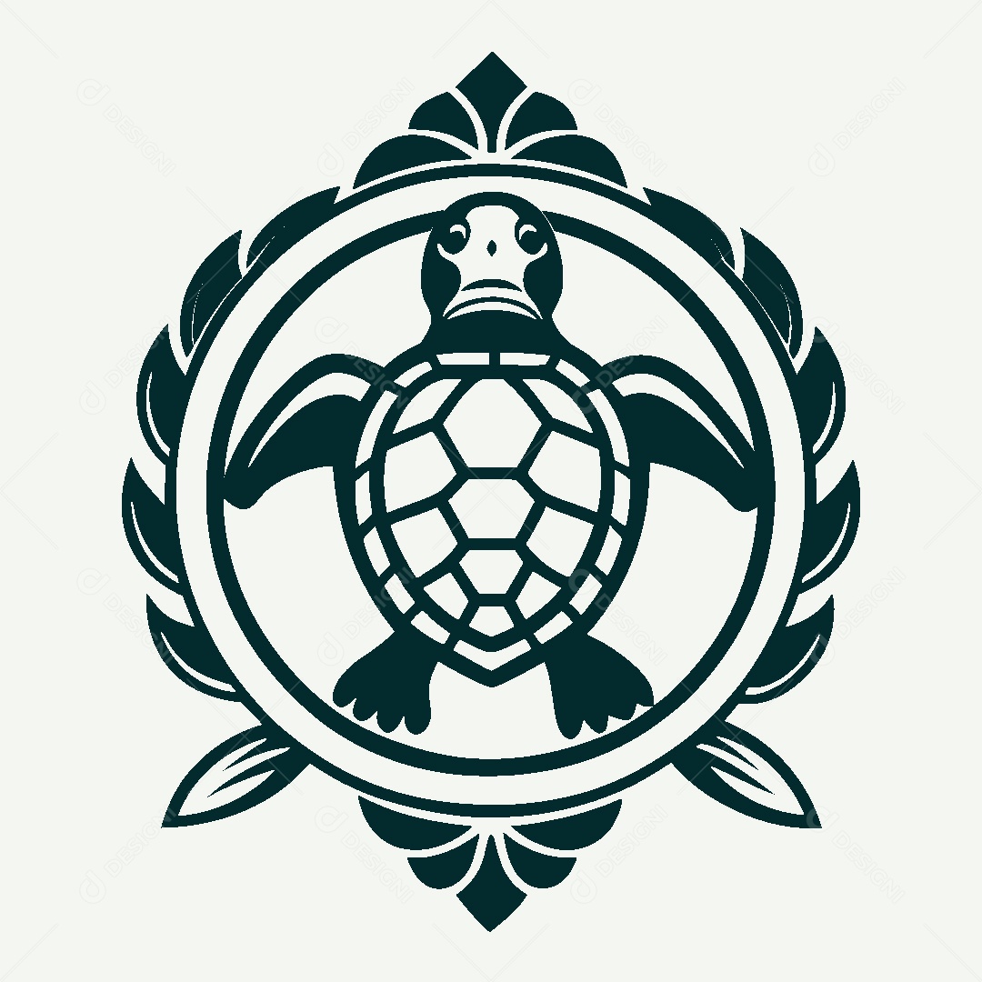 Modelo de Logo de Tartaruga Vetor EPS