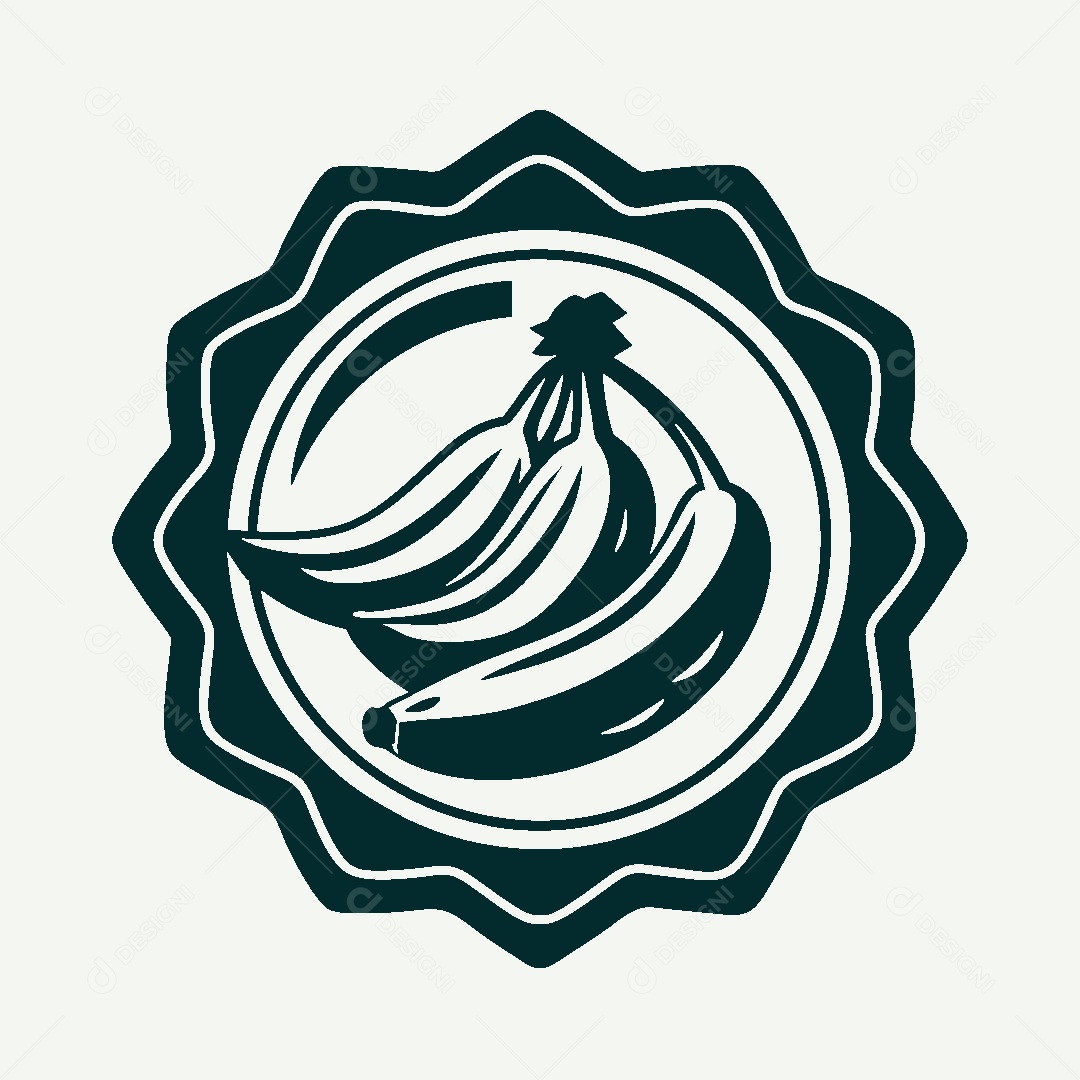 Modelo de Logo de Banana Vetor EPS