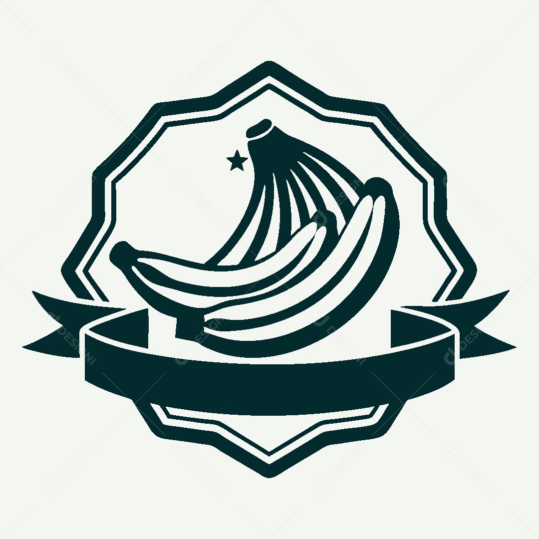 Modelo de Logo de Banana Vetor EPS