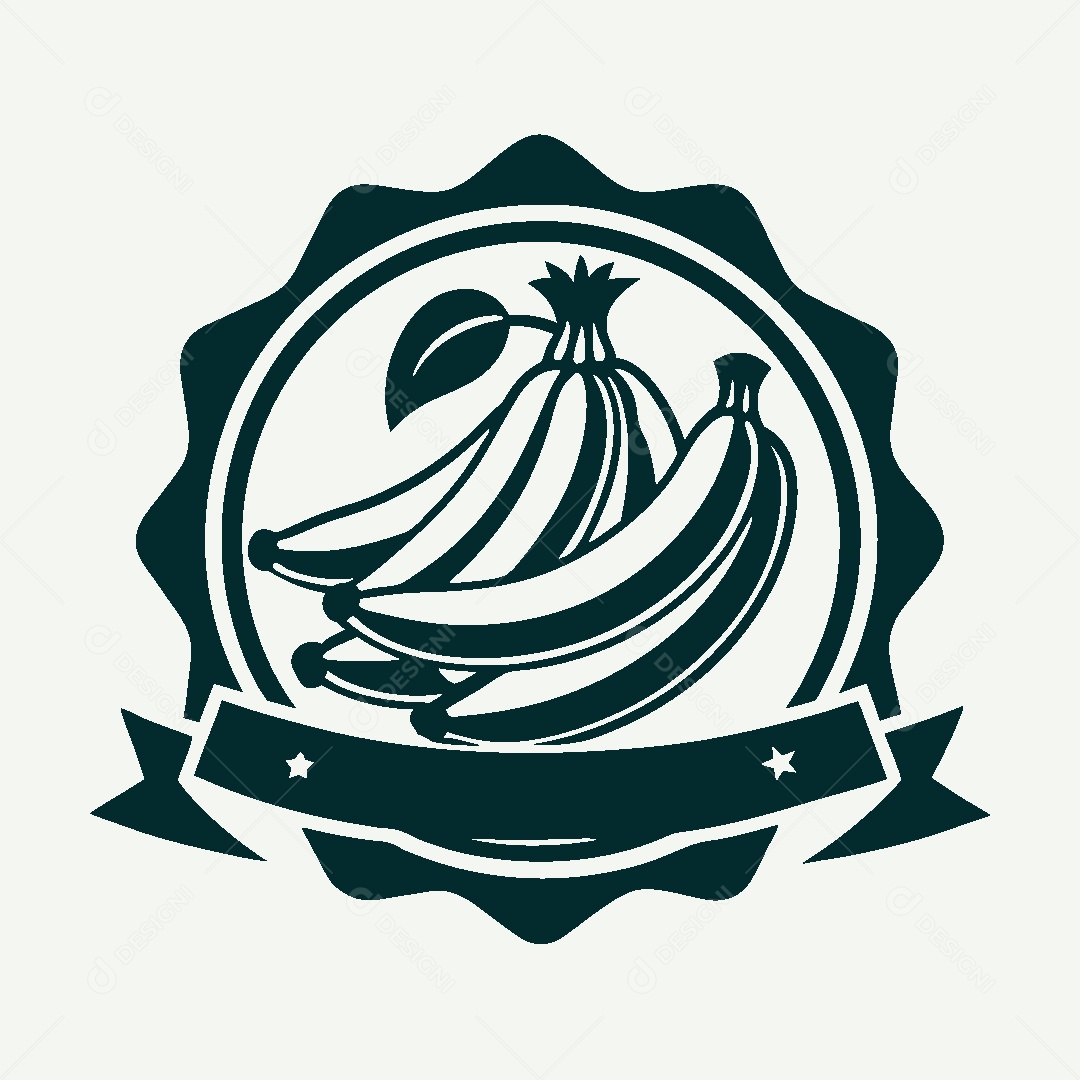 Modelo de Logo de Banana Vetor EPS