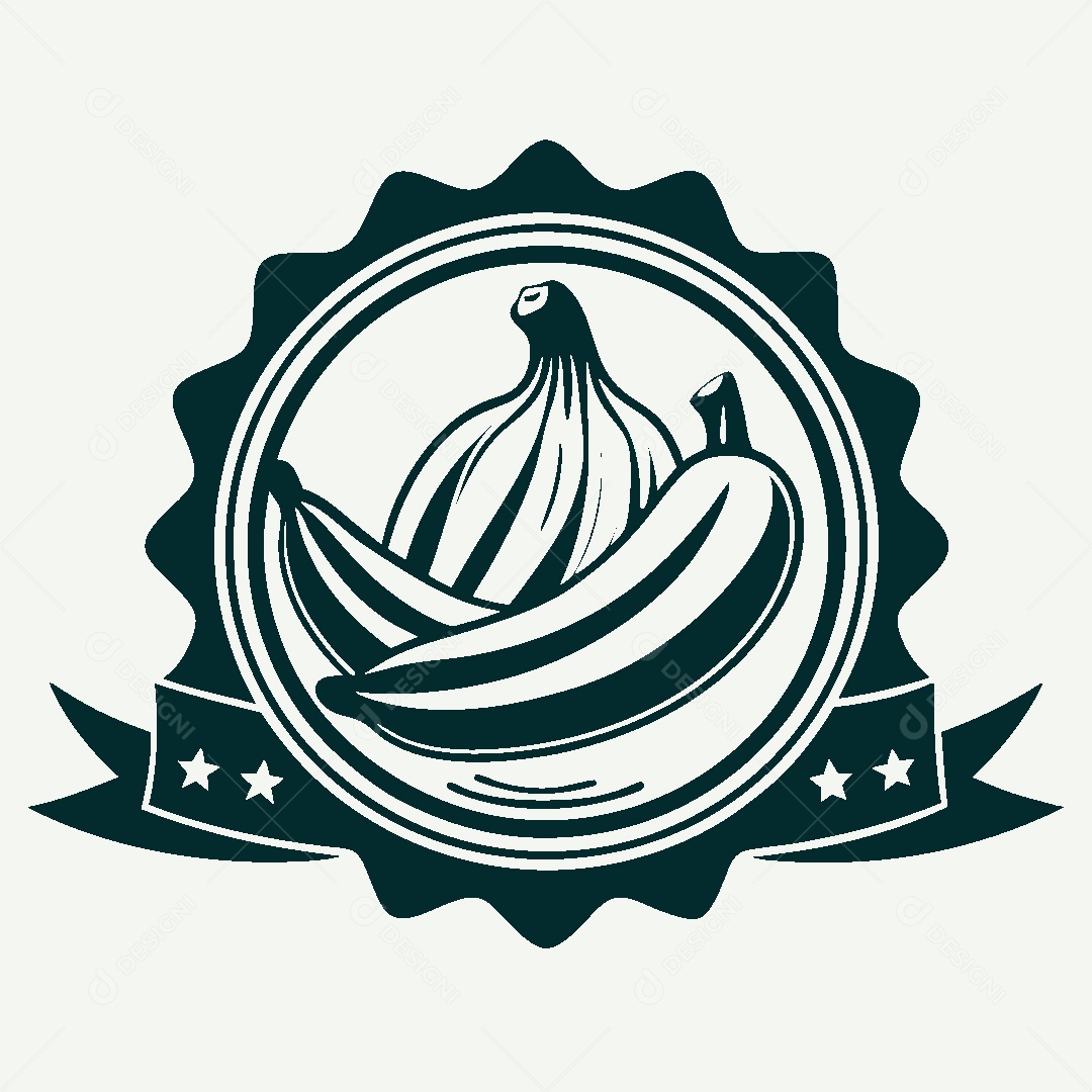 Modelo de Logo de Banana Vetor EPS