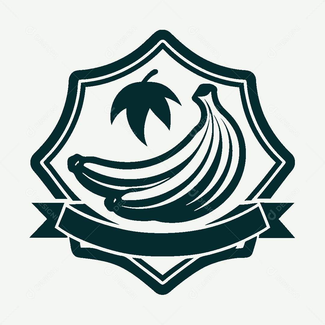 Modelo de Logo de Banana Vetor EPS
