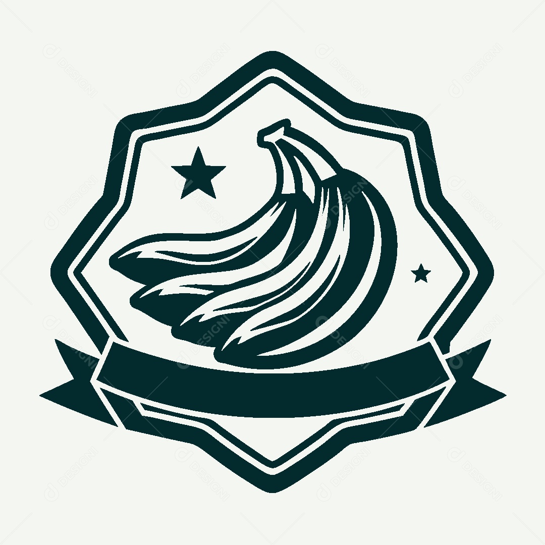 Modelo de Logo de Banana Vetor EPS