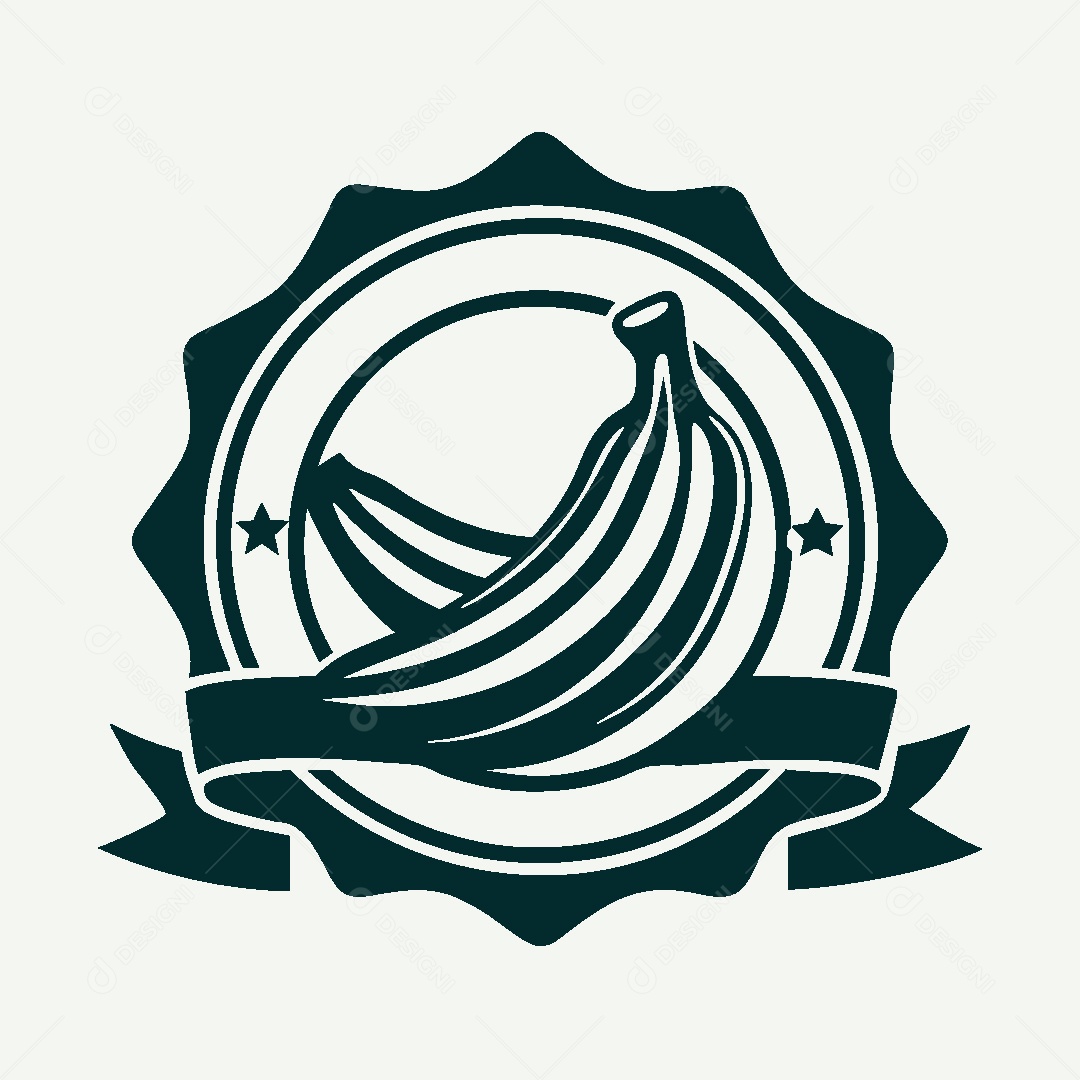 Modelo de Logo de Banana Vetor EPS