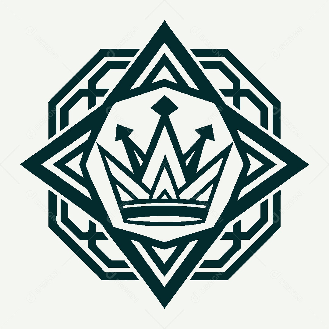 Modelo de Logo de Coroa Vetor EPS