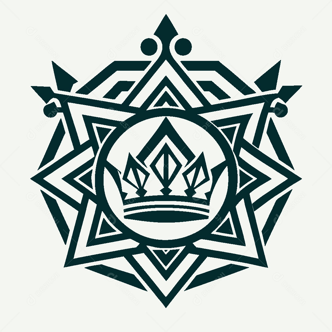 Modelo de Logo de Coroa Vetor EPS