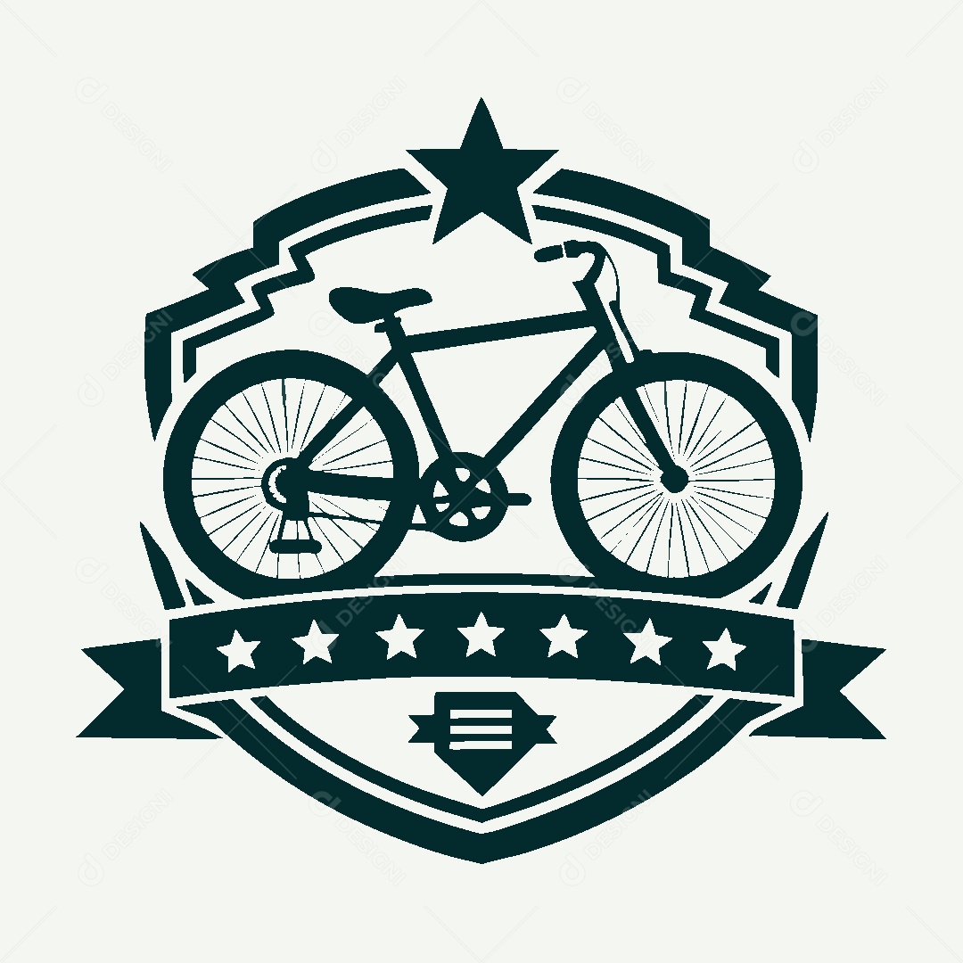 Modelo de Logo de Bicicleta Vetor EPS