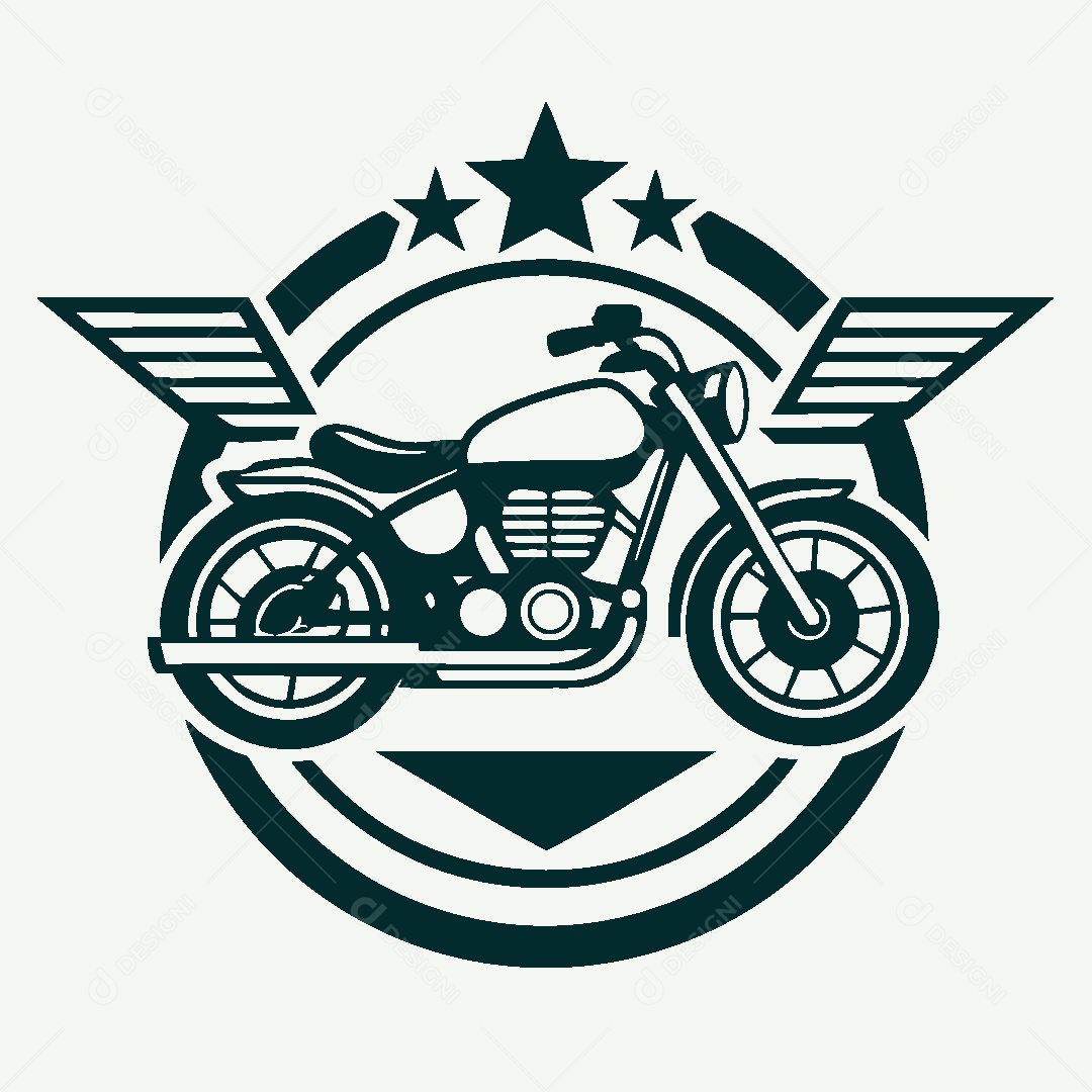 Modelo de Logo de Moto Vetor EPS