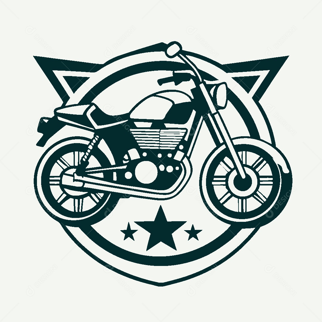 Modelo de Logo de Moto Vetor EPS