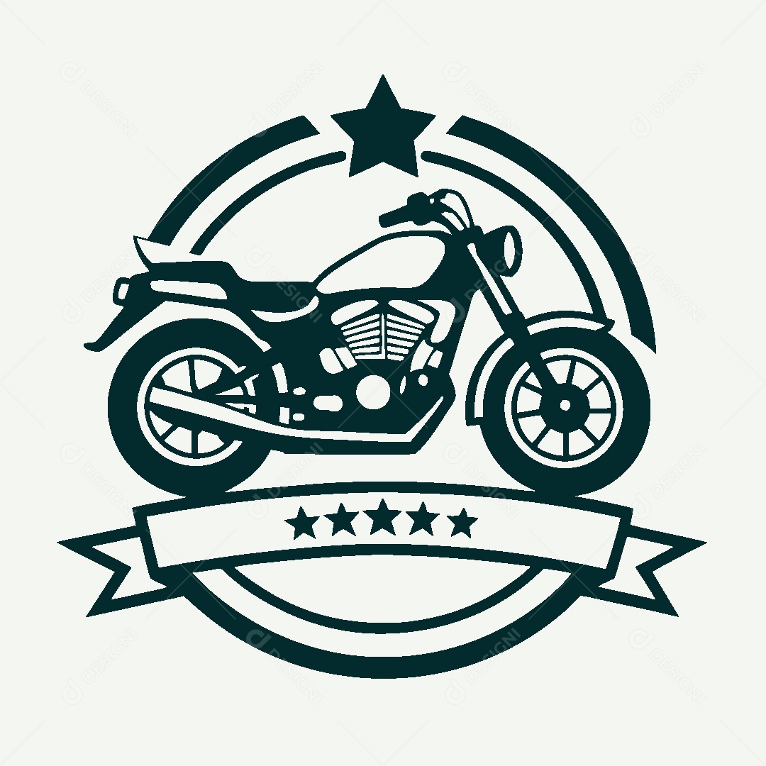 Modelo de Logo de Moto Vetor EPS