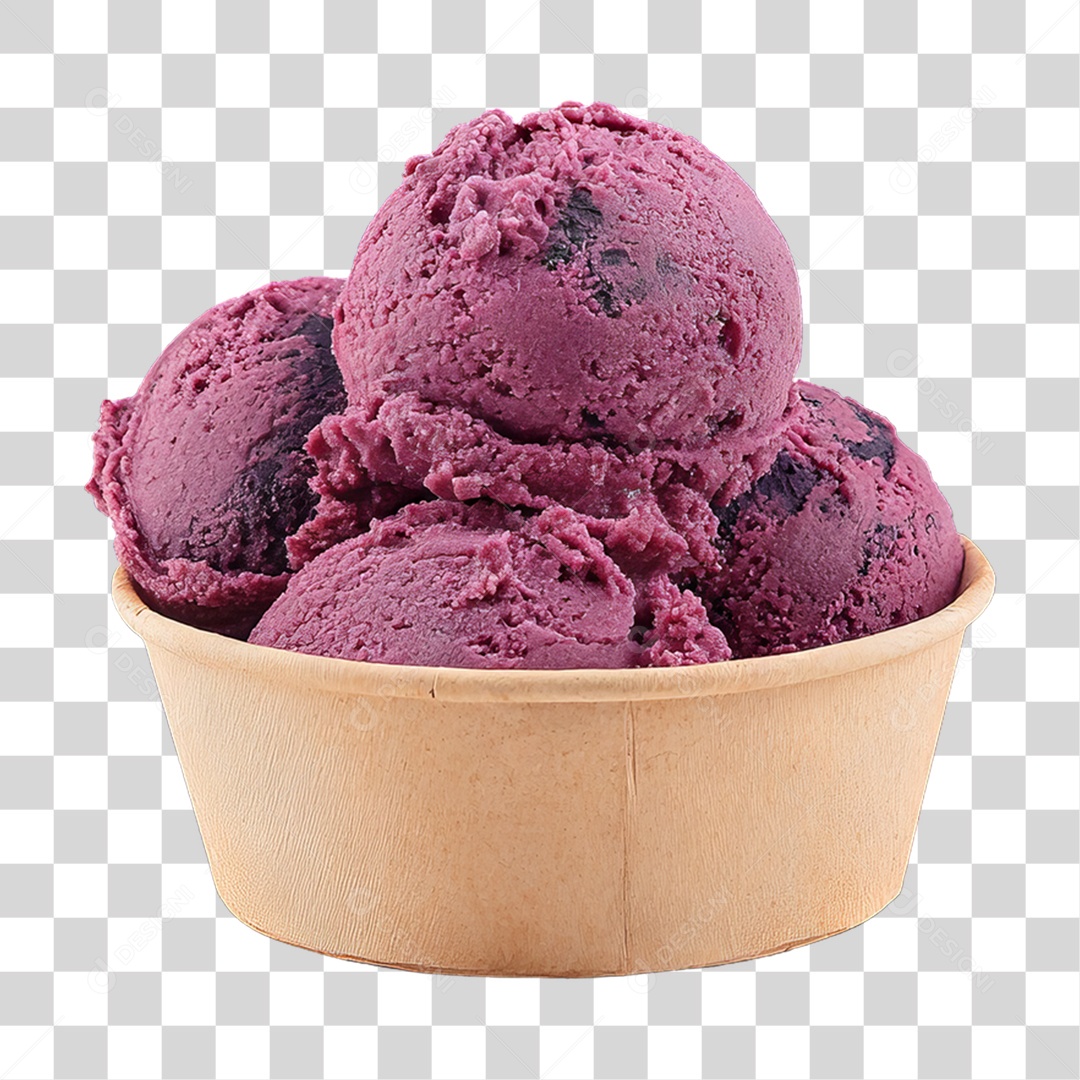 Pote de Açaí PNG Transparente