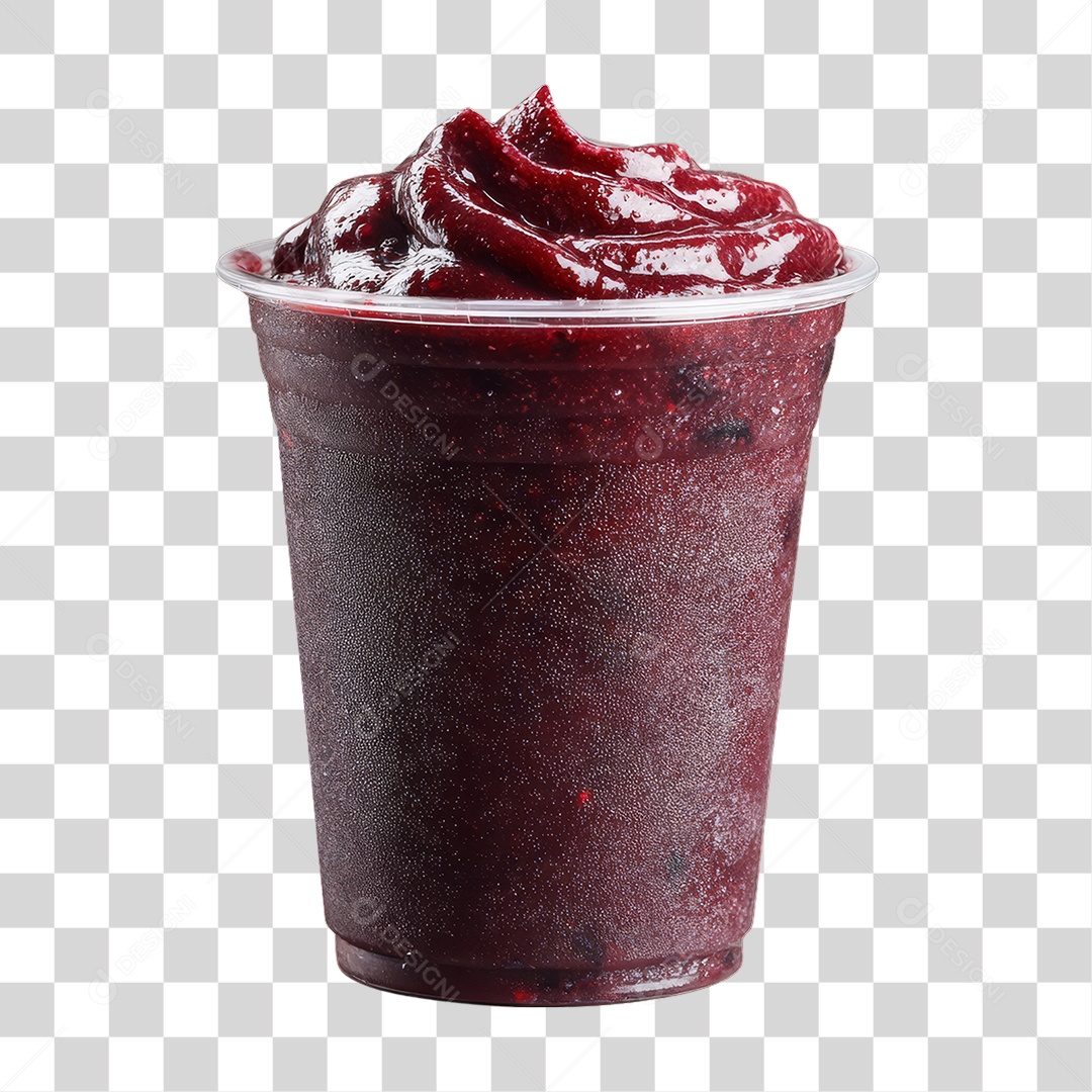 Copo de Açaí PNG Transparente