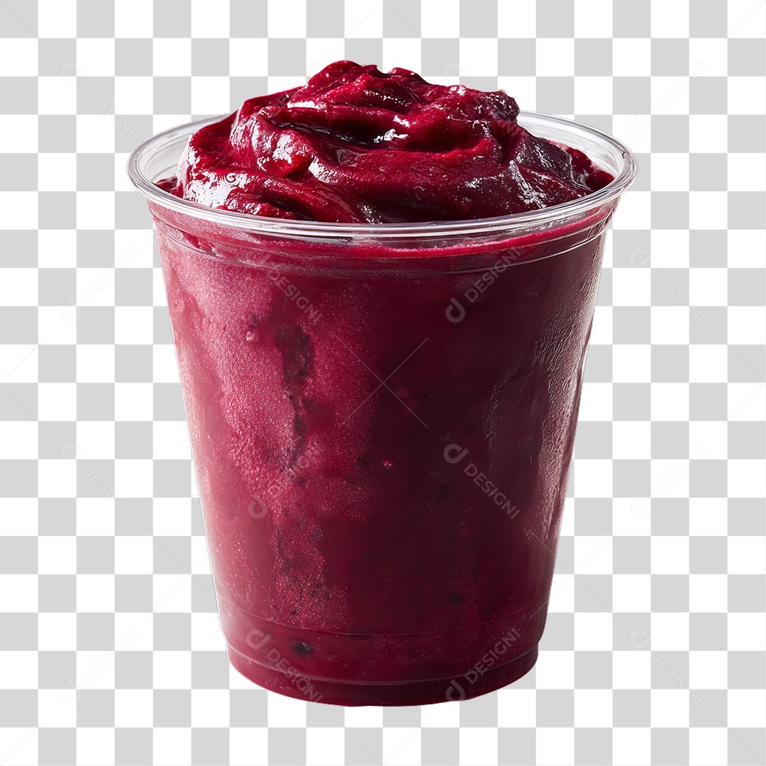 Copo de Açaí PNG Transparente