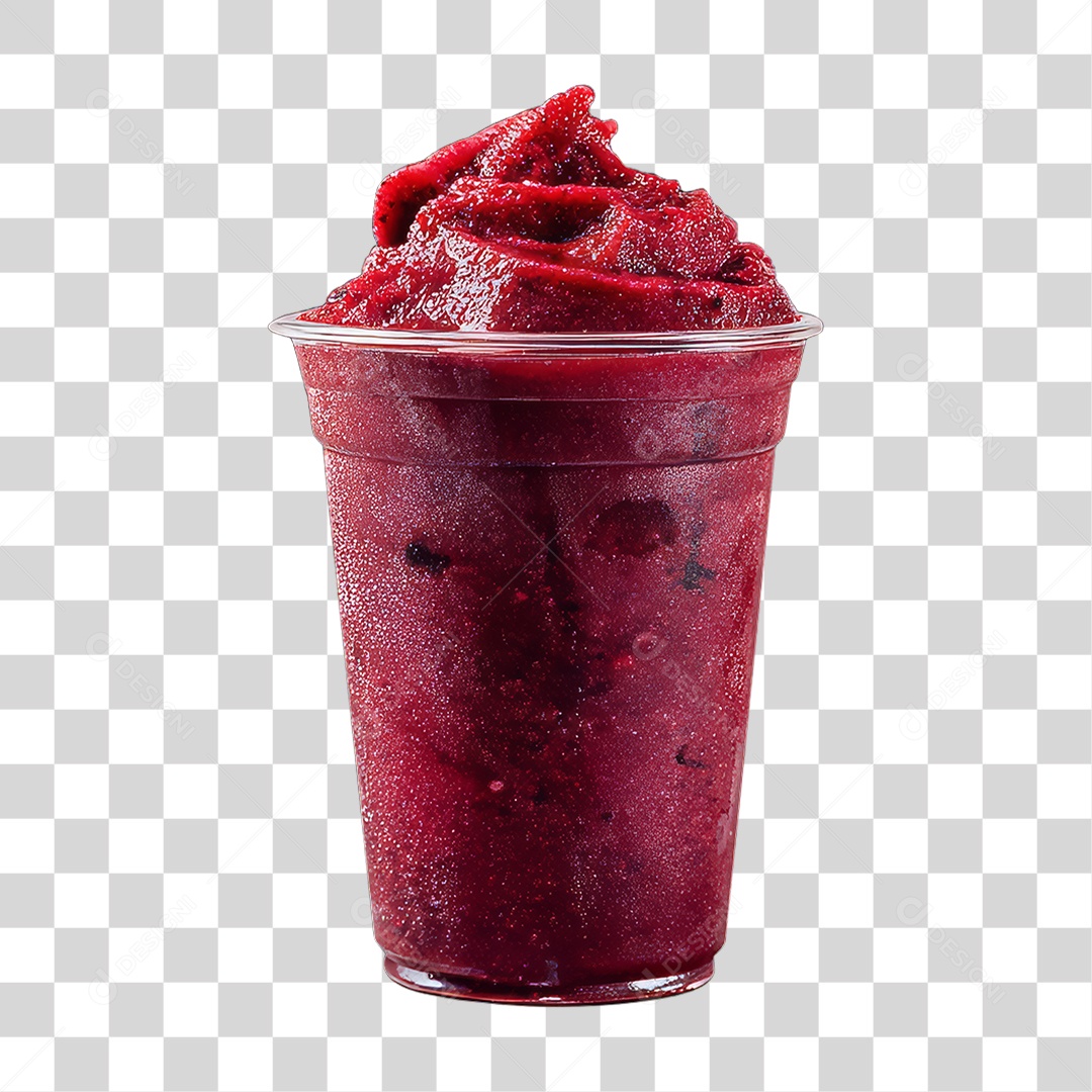 Copo de Açaí PNG Transparente