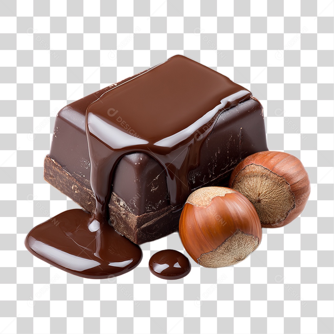 Doce de Chocolate PNG Transparente