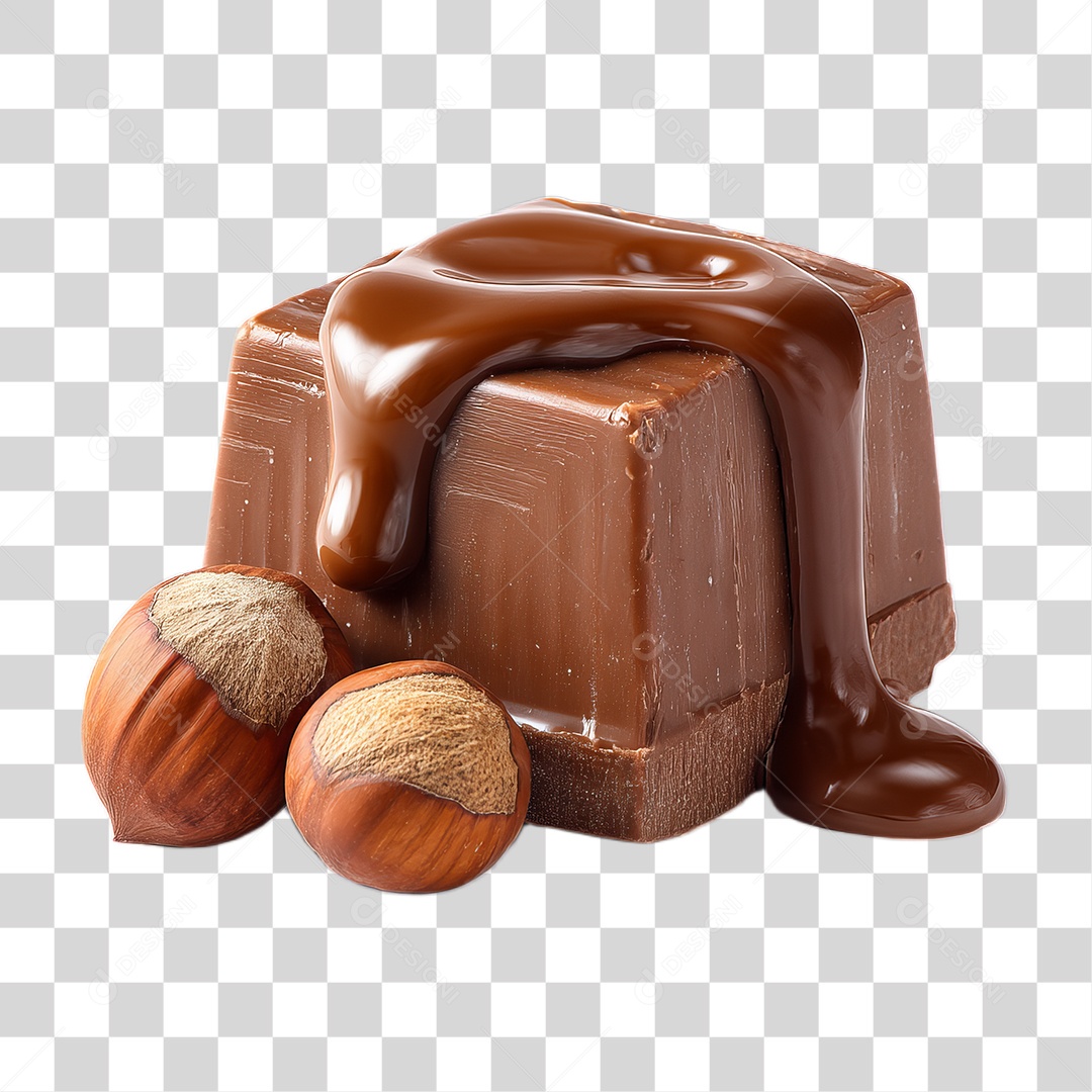 Doce de Chocolate PNG Transparente