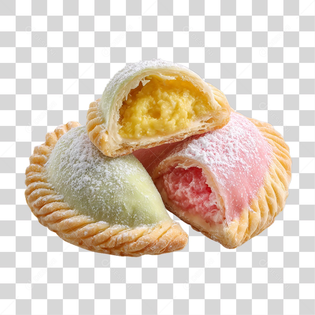 Pasteis Lanches PNG Transparente