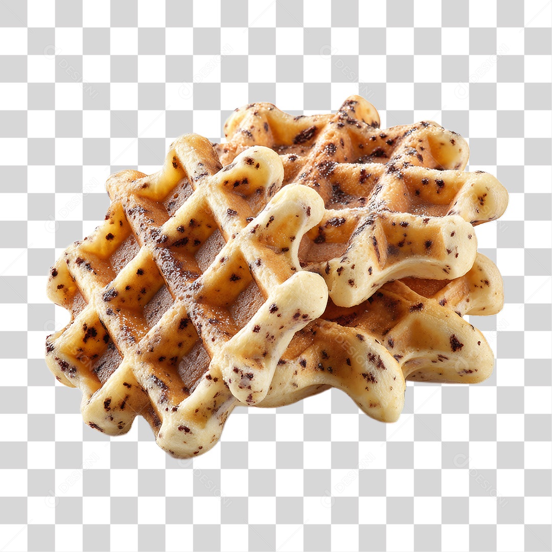 Lanches Waffles Massas Doces PNG Transparente