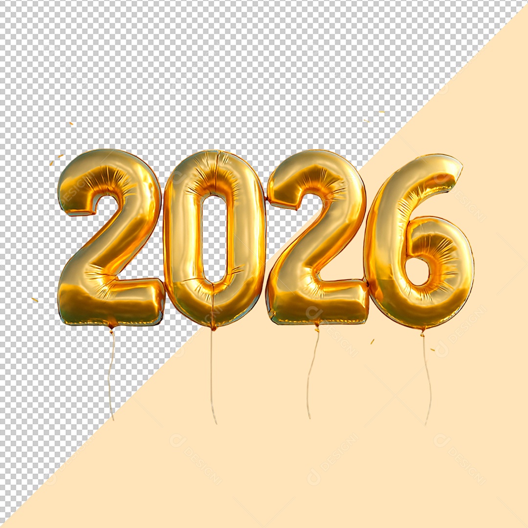 Feliz Ano Novo 2026 PSD